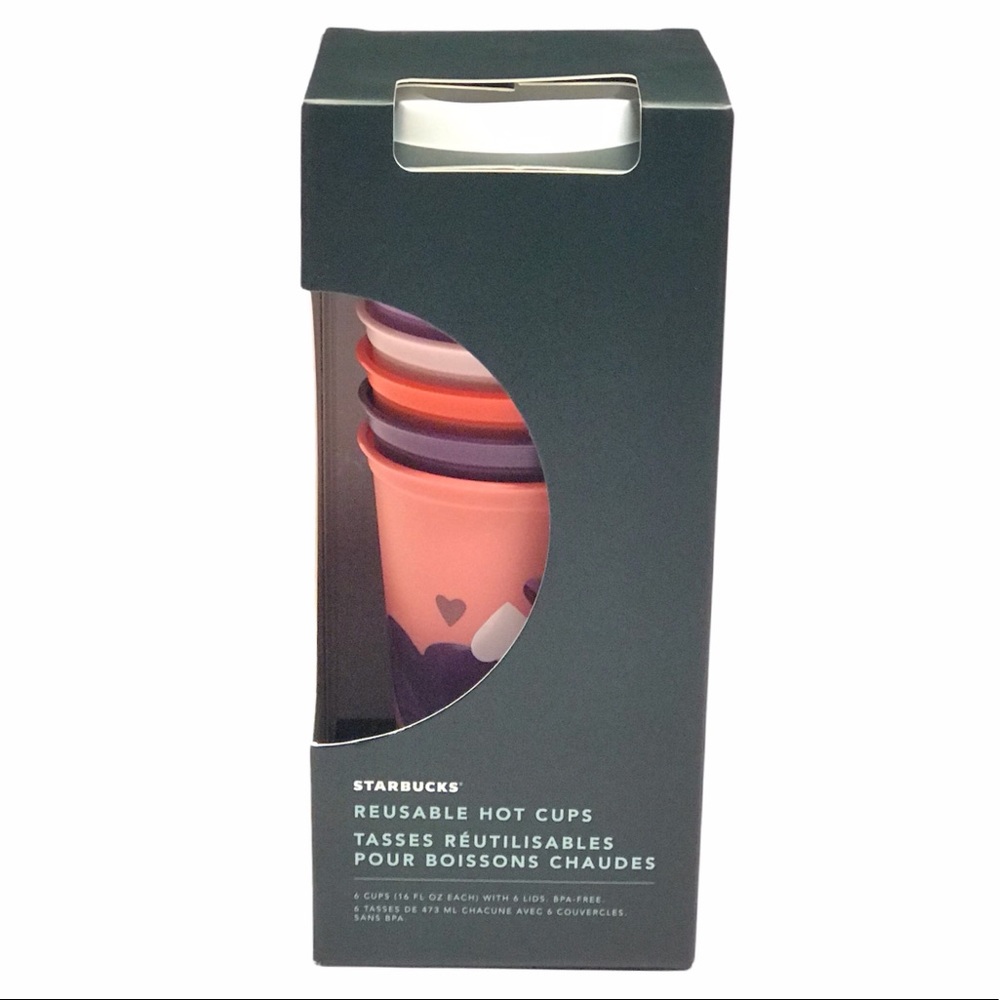 Starbucks Reusable Hot cups (set of 6 cups)